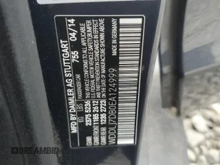 2014 Mercedes-Benz CLS 550 с VIN WDDLJ7DB0EA124999, выставлен на аукционе Copart как лот 56901505 с пробегом Не указан миль и Чистый • Clean title. История ставок и продаж доступна на DreamBid. Изображение 12.