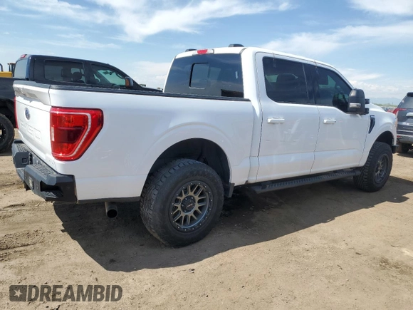 2021 Ford F-150 XL with VIN 1FTFW1E84MKD22275, listed as a Copart auction lot 56565655 with 92,867 mi miles and Salvage title. Bid and sale history available at DreamBid. Image 3.