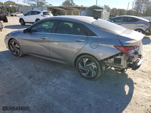 2024 Hyundai Elantra Hybrid Limited with VIN KMHLN4DJ9RU102553, listed as a Copart auction lot 89145405 with 18,080 mi miles and Salvage Title. Bid and sale history available at carsss.com. Image 2.