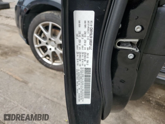 2013 Dodge Journey R/T with VIN 3C4PDDEG7DT677135, listed as a Copart auction lot 60256295 with 190,387 mi miles and Salvage title. Bid and sale history available at DreamBid. Image 13.
