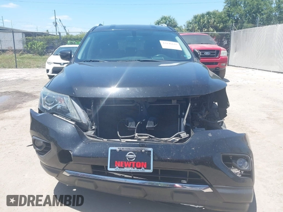 2018 Nissan Pathfinder S with VIN 5N1DR2MN5JC607189, listed as a IAAI auction lot 42146643 with 115,704 mi miles and . Bid and sale history available at DreamBid. Image 12.