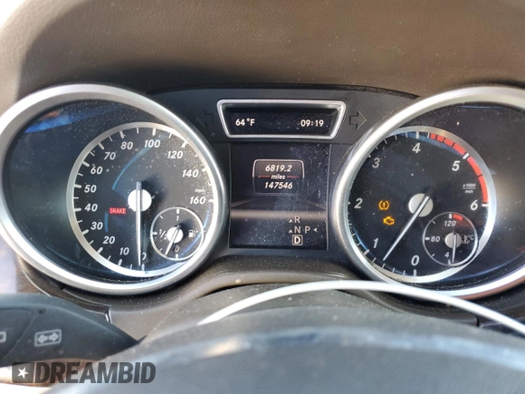 2013 Mercedes-Benz M ML 350 BlueTEC with VIN 4JGDA2EB6DA251377, listed as a Copart auction lot 47503915 with 147,546 mi miles and Clean Title. Bid and sale history available at carsss.com. Image 9.