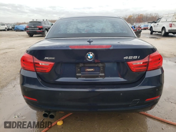2015 BMW 4 Series 428i xDrive with VIN WBA3T1C58FP820017, listed as a Copart auction lot 79041004 with 96,255 mi miles and Salvage Title. Bid and sale history available at carsss.com. Image 6.