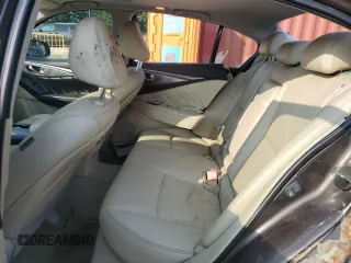 2014 Infiniti Q50 Premium with VIN JN1BV7ARXEM680167, listed as a Copart auction lot 59702095 with 108,196 mi miles and Salvage title. Bid and sale history available at DreamBid. Image 10.