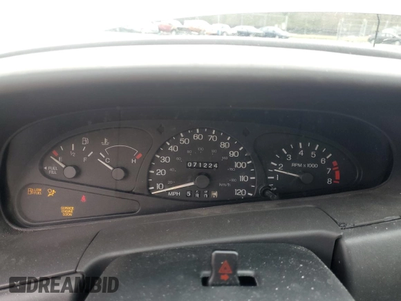2002 Ford Escort ZX2 Standard z VIN 3FAFP11352R155043, wystawiony jako Copart lot #51356535 z przebiegiem 71 224 mil mil oraz Szkoda całkowita • Salvage title. Historia ofert i sprzedaży dostępna na DreamBid. Obrazek 9.