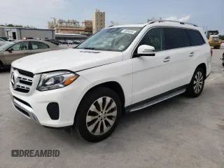 2017 Mercedes-Benz GLS 450 with VIN 4JGDF6EE7HA804451, listed as a Copart auction lot 49004054 with 77,997 mi miles and Salvage Title. Bid and sale history available at DreamBid. Image 1.