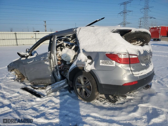 2014 Hyundai Santa Fe Limited with VIN KM8SRDHFXEU064637, listed as a Copart auction lot 44980535 with 0 mi miles and Salvage Title. Bid and sale history available at carsss.com. Image 2.