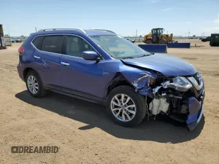 2017 Nissan Rogue SV with VIN KNMAT2MV1HP547195, listed as a Copart auction lot 60706425 with 138,162 mi miles and Salvage title. Bid and sale history available at DreamBid. Image 4.