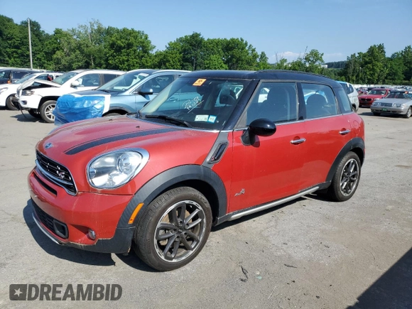 2015 MINI Countryman S z VIN WMWZC5C52FWP45936, wystawiony jako Copart lot #65581075 z przebiegiem 108 328 mil mil oraz Czysty tytuł • Clean title. Historia ofert i sprzedaży dostępna na DreamBid. Obrazek 1.