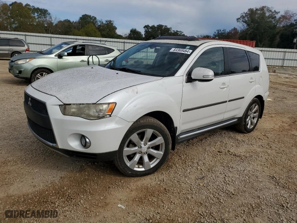 2010 Mitsubishi Outlander GT with VIN JA4JT5AX5AZ005237, listed as a Copart auction lot 83369464 with 153,937 mi miles and Salvage Title. Bid and sale history available at carsss.com. Image 1.