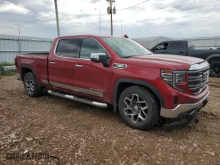2022 GMC Sierra 1500 SLT with VIN 3GTUUDET4NG618909, listed as a Copart auction lot 67024034 with 26,389 mi miles and Salvage Title. Bid and sale history available at carsss.com. Image 4.