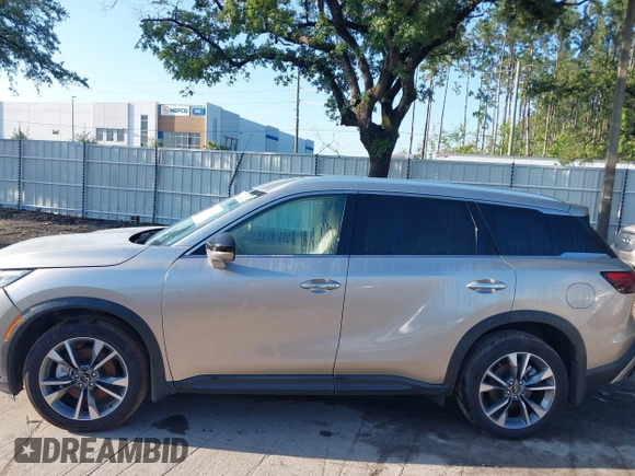 2024 Infiniti QX60 Luxe с VIN 5N1DL1FR8RC355168, выставлен на аукционе IAAI как лот 42356642 с пробегом 3 175 миль миль и . История ставок и продаж доступна на DreamBid. Изображение 14.