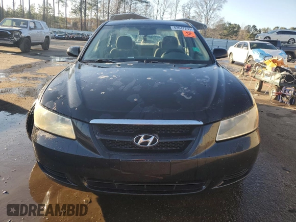 2007 Hyundai Sonata GLS with VIN 5NPET46C57H236632, listed as a Copart auction lot 43047295 with 475,610 mi miles and Salvage Title. Bid and sale history available at DreamBid. Image 5.