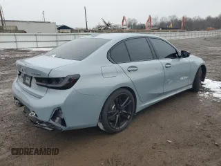 2024 BMW 3 Series M340i xDrive with VIN 3MW49FF0XR8E53835, listed as a Copart auction lot 43255935 with 2,569 mi miles and Salvage Title. Bid and sale history available at carsss.com. Image 3.
