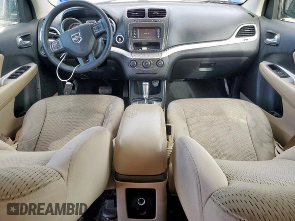 2015 Dodge Journey SE z VIN 3C4PDCAB5FT659370, wystawiony jako Copart lot #60314995 z przebiegiem 197 230 mil mil oraz Czysty tytuł • Clean title. Historia ofert i sprzedaży dostępna na DreamBid. Obrazek 8.
