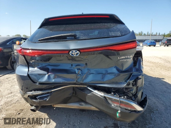 2022 Toyota Venza LE with VIN JTEAAAAH4NJ100997, listed as a Copart auction lot 53477235 with 18,099 mi miles and Salvage Title. Bid and sale history available at carsss.com. Image 6.