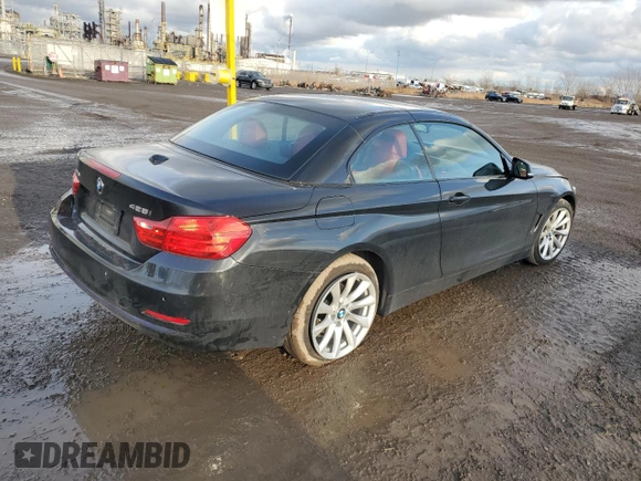 2014 BMW 4 Series 428i xDrive with VIN WBA3V9C52EPR69191, listed as a Copart auction lot 83148904 with 78,853 mi miles and Salvage Title. Bid and sale history available at DreamBid. Image 3.