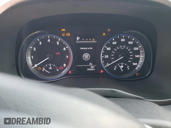 2023 Hyundai Kona SEL with VIN KM8K6CABXPU044904, listed as a Copart auction lot 41921915 with 33,630 mi miles and Salvage Title. Bid and sale history available at DreamBid. Image 9.