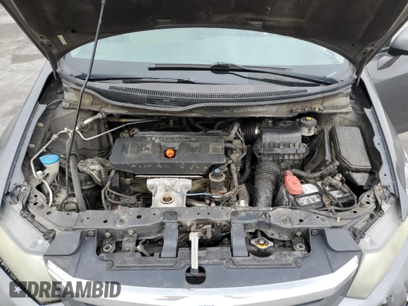 2012 Honda Civic EX with VIN 2HGFB2F88CH554322, listed as a Copart auction lot 55303165 with 192,132 mi miles and Salvage Title. Bid and sale history available at DreamBid. Image 11.