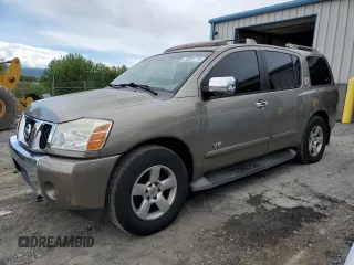 2006 Nissan Armada LE z VIN 5N1AA08B76N710950, wystawiony jako Copart lot #55981715 z przebiegiem 242 233 mil mil oraz Szkoda całkowita • Salvage title. Historia ofert i sprzedaży dostępna na DreamBid. Obrazek 1.
