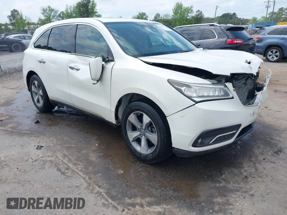 2014 Acura MDX with VIN 5FRYD3H28EB009096, listed as a IAAI auction lot 41993243 with 309,234 mi miles and . Bid and sale history available at DreamBid. Image 1.