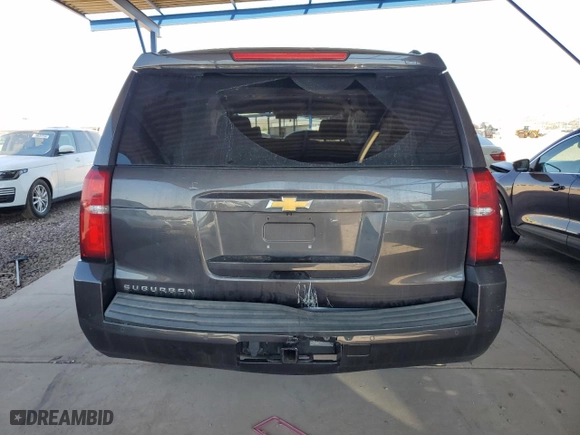 2018 Chevrolet Suburban LS with VIN 1GNSCGKC9JR384123, listed as a Copart auction lot 70710604 with 209,443 mi miles and Salvage Title. Bid and sale history available at carsss.com. Image 6.