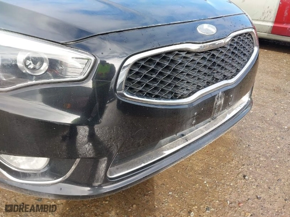 2014 Kia Cadenza Premium with VIN KNALN4D71E5132396, listed as a IAAI auction lot 41977031 with 114,714 mi miles. Bid and sale history available at carsss.com. Image 6.