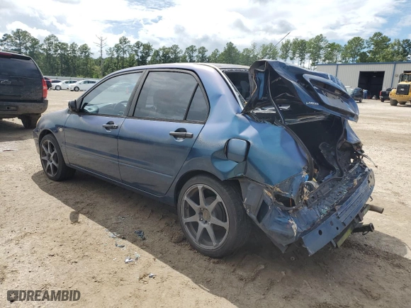 2006 Mitsubishi Lancer ES with VIN JA3AJ26E16U004851, listed as a Copart auction lot 70392304 with 145,052 mi miles and Salvage Title. Bid and sale history available at carsss.com. Image 2.