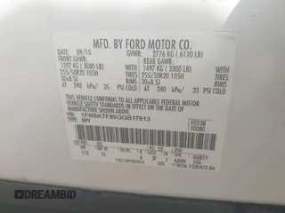 2016 Ford Explorer Limited z VIN 1FM5K7F89GGB17613, wystawiony jako IAAI lot #41550816 z przebiegiem 152 018 mil mil oraz . Historia ofert i sprzedaży dostępna na DreamBid. Obrazek 9.