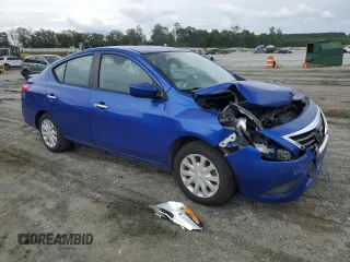 2017 Nissan Versa S with VIN 3N1CN7AP4HL812471, listed as a Copart auction lot 58919625 with 90,012 mi miles and Salvage title. Bid and sale history available at DreamBid. Image 4.