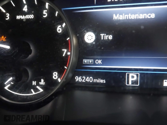 2018 Nissan Maxima S with VIN 1N4AA6AP7JC385580, listed as a IAAI auction lot 41748213 with 96,240 mi miles and . Bid and sale history available at DreamBid. Image 16.