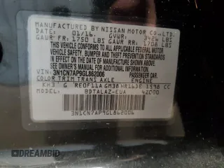2016 Nissan Versa S Plus z VIN 3N1CN7AP9GL862006, wystawiony jako Copart lot #62260325 z przebiegiem 139 648 mil mil oraz Szkoda całkowita • Salvage title. Historia ofert i sprzedaży dostępna na DreamBid. Obrazek 12.