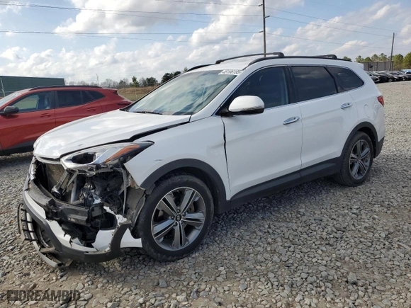 2013 Hyundai Santa Fe Limited with VIN KM8SR4HF4DU033706, listed as a Copart auction lot 45196185 with 92,100 mi miles and Salvage Title. Bid and sale history available at carsss.com. Image 1.