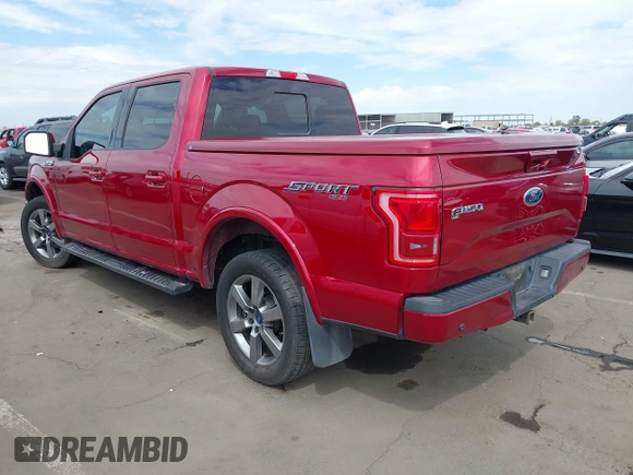 2017 Ford F-150 XL with VIN 1FTEW1EF3HFB61085, listed as a IAAI auction lot 42030502 with 110,016 mi miles and . Bid and sale history available at DreamBid. Image 3.