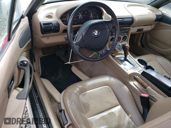 2000 BMW Z3 2.5 z VIN 4USCH9340YLG03496, wystawiony jako Copart lot #70895974 z przebiegiem 115 664 mil mil oraz Szkody całkowita. Historia ofert i sprzedaży dostępna na DreamBid. Obrazek 8.