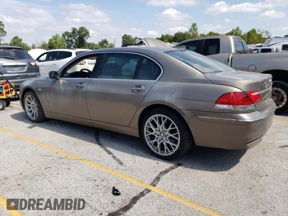 2006 BMW 7 Series 750Li with VIN WBAHN83566DT29200, listed as a Copart auction lot 69938814 with 197,367 mi miles and Clean Title. Bid and sale history available at carsss.com. Image 2.