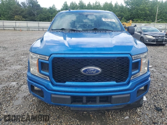 2020 Ford F-150 XL with VIN 1FTEW1CP4LKE86548, listed as a Copart auction lot 56397355 with 99,229 mi miles and Salvage title. Bid and sale history available at DreamBid. Image 5.