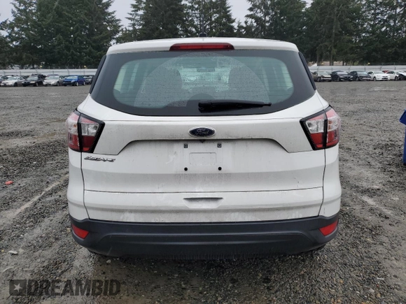 2018 Ford Escape S with VIN 1FMCU0F74JUC36405, listed as a Copart auction lot 43576995 with 40,385 mi miles and Salvage Title. Bid and sale history available at carsss.com. Image 6.