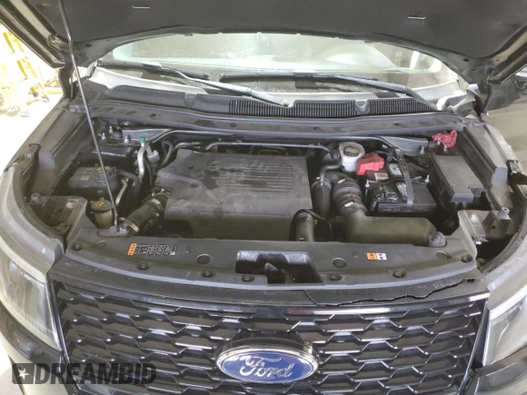 2018 Ford Explorer Sport z VIN 1FM5K8GT7JGB51209, wystawiony jako Copart lot #45980945 z przebiegiem 78 616 mil mil oraz Szkoda całkowita • Salvage title. Historia ofert i sprzedaży dostępna na DreamBid. Obrazek 13.