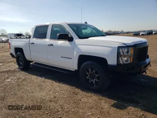 2014 Chevrolet Silverado 1500 LT with VIN 3GCUKREHXEG384709, listed as a Copart auction lot 53863605 with 109,537 mi miles and Salvage Title. Bid and sale history available at DreamBid. Image 4.