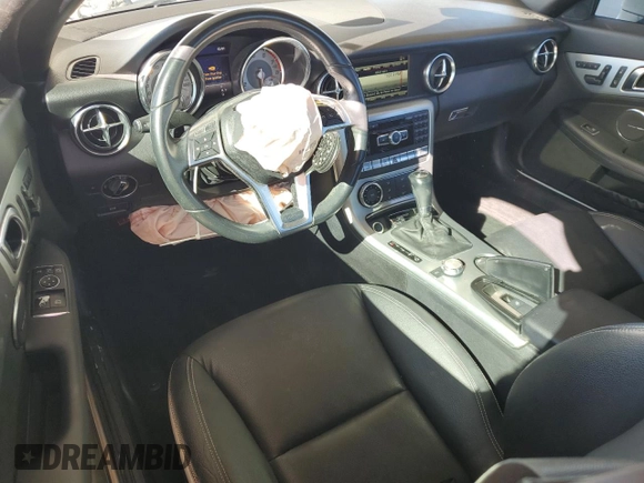 2015 Mercedes-Benz SLK 250 with VIN WDDPK4HAXFF099080, listed as a Copart auction lot 49264465 with 41,011 mi miles and Salvage title. Bid and sale history available at DreamBid. Image 8.