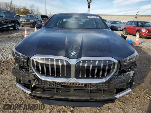 2024 BMW 5 Series 530i xDrive with VIN WBA53FJ07RCS03474, listed as a Copart auction lot 80010744 with 0 mi miles and Salvage Title. Bid and sale history available at carsss.com. Image 5.