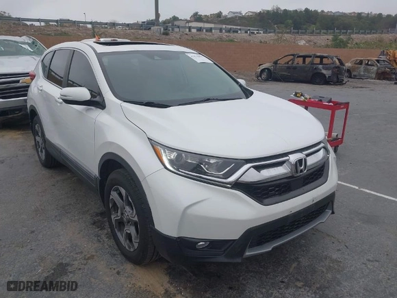 2019 Honda CR-V EX with VIN JHLRW2H56KX020431, listed as a IAAI auction lot 41870891 with 49,601 mi miles. Bid and sale history available at carsss.com. Image 1.