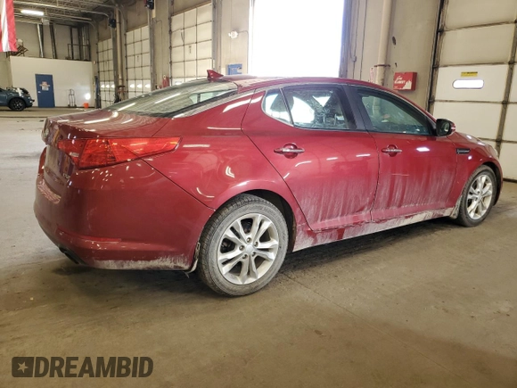 2012 Kia Optima EX with VIN 5XXGN4A76CG070947, listed as a Copart auction lot 50902065 with 201,920 mi miles and Salvage Title. Bid and sale history available at carsss.com. Image 3.