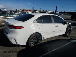 2024 Toyota Corolla SE with VIN 5YFS4MCE7RP190653, listed as a Copart auction lot 47262275 with 9,797 mi miles and Salvage Title. Bid and sale history available at DreamBid. Image 3.