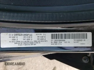 2011 Chrysler 200 LX with VIN 1C3BC4FB3BN566809, listed as a Copart auction lot 46227235 with 130,421 mi miles and Salvage Title. Bid and sale history available at carsss.com. Image 13.
