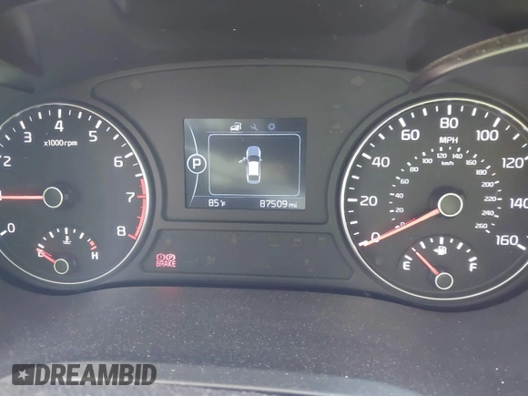 2016 Kia Optima EX with VIN 5XXGU4L3XGG052034, listed as a IAAI auction lot 41506088 with 87,509 mi miles and . Bid and sale history available at DreamBid. Image 7.