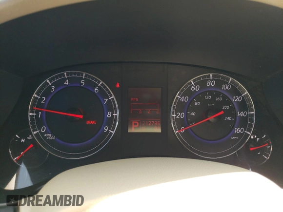 2010 Infiniti EX Journey with VIN JN1AJ0HR5AM753475, listed as a Copart auction lot 68758514 with 212,796 mi miles and Salvage Title. Bid and sale history available at DreamBid. Image 9.