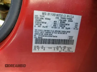 2002 Ford F-350 XL with VIN 1FTSW30S32EB72636, listed as a Copart auction lot 75028534 with 333,313 mi miles and Salvage Title. Bid and sale history available at DreamBid. Image 10.