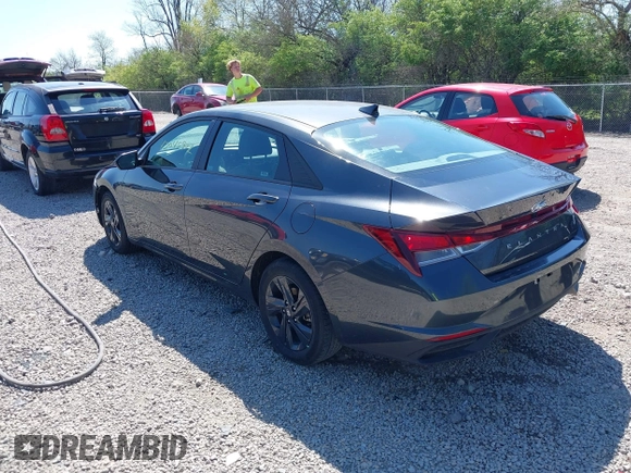 2023 Hyundai Elantra SEL with VIN 5NPLM4AG0PH104487, listed as a IAAI auction lot 42045952 with 39,575 mi miles and . Bid and sale history available at DreamBid. Image 3.